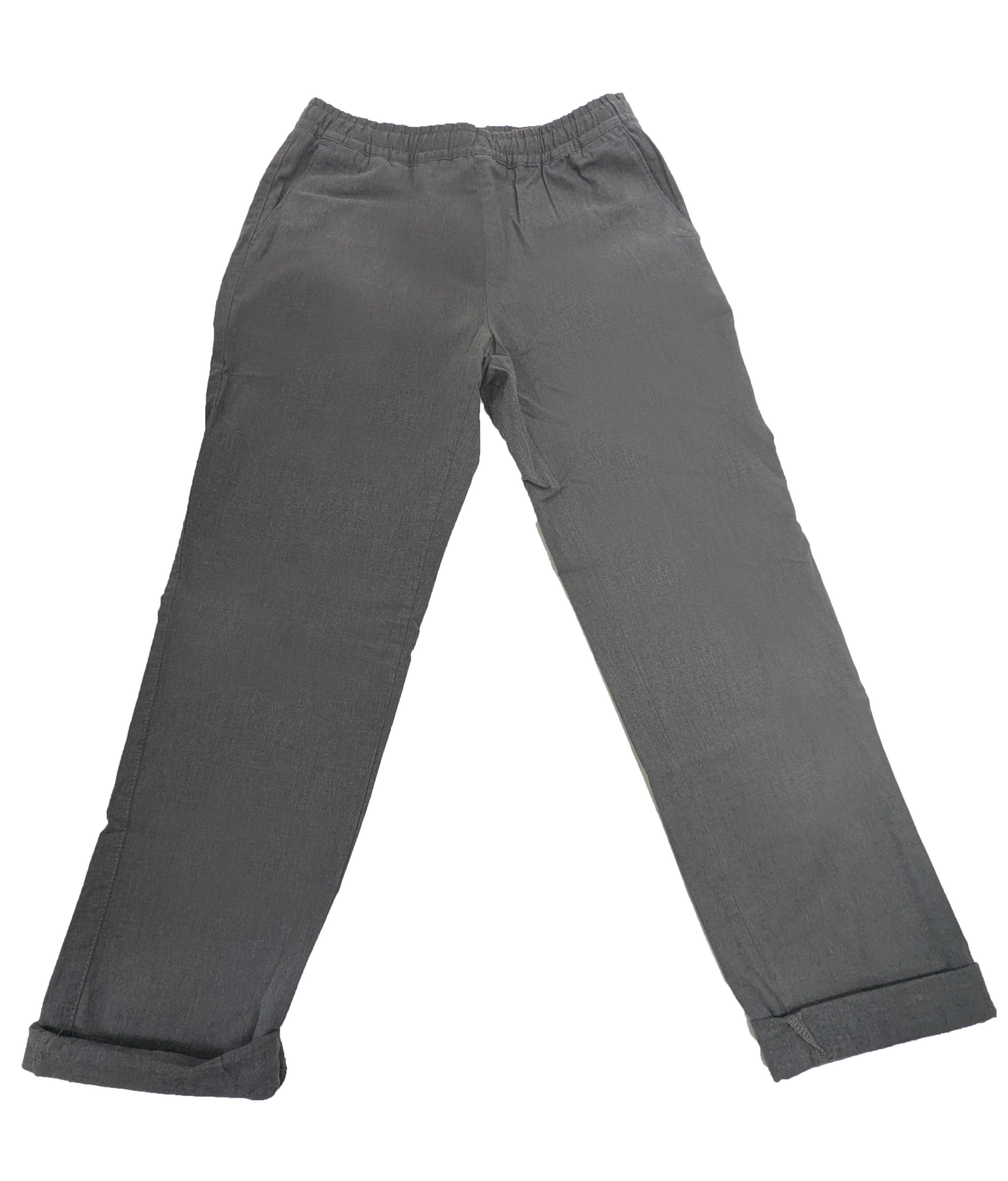 GANT RUGGER Men's Dark Grey Melange Easy Pants 184618 Size US 38